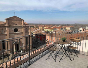 Mansarda con vista in centro a Piacenza